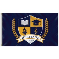 3' x 5' Digitally Printed Single Reverse Spun Polyester Flag - Flags, Banners