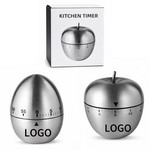 Apple & Egg Shaped Mechanical Kitchen Timer