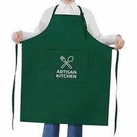 Custom Bib Apron with Pocket - Aprons