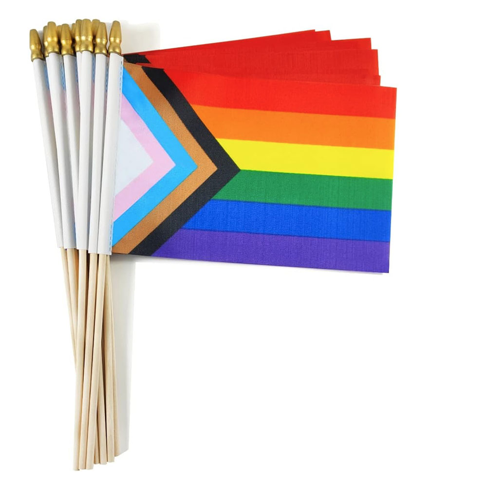 Flag With A Wooden Pole - Flags