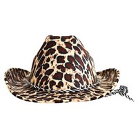 Leopard Print Cowboy Hat - Hats, Costumes