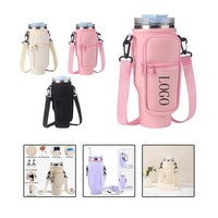 Neoprene Water Bottle Carry Bag - Beverage Insulators, Sleeves
