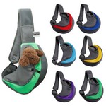 Pet Dog Sling Carrier Breathable Mesh Travel Safe Front Bag