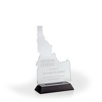 Idaho Award with Black Wood Base - Engraved