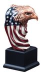 American Morphing Eagle Head 9 1/2" H x 4" W