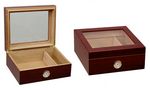 Cherry Glass Top Chalet Humidor