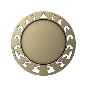 Antique Wrestling Star Medal (2-1/2")