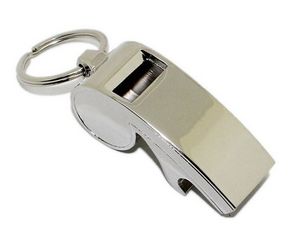 Bottle Opener Whistle Keychain
