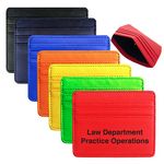 Leather Credit Card Holder Money Clip