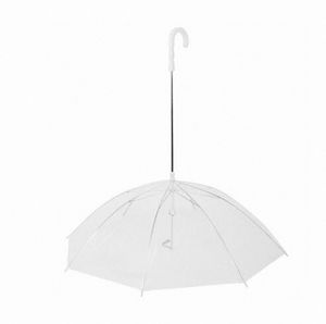 Clear Umbrella w/Pet/Dog Leash - Umbrellas, Collars