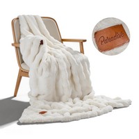Cozy Bubble Fur Blanket - Blankets, Towels