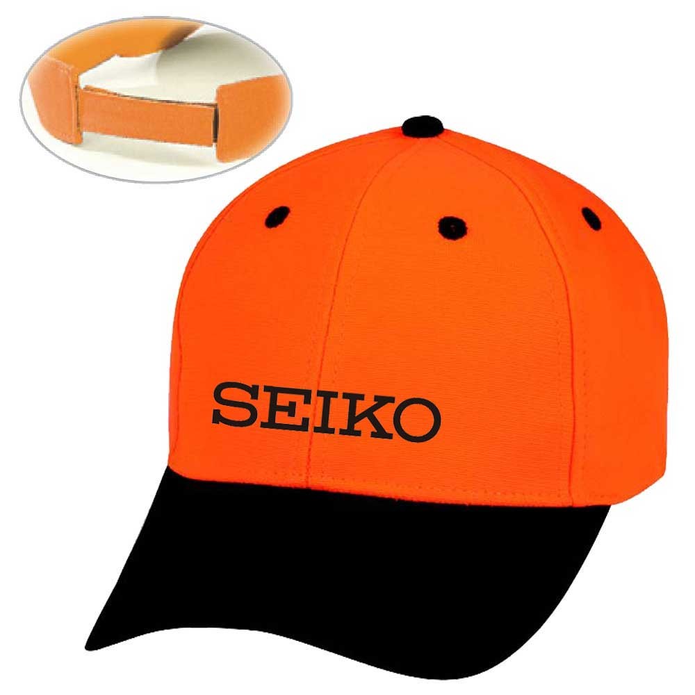 Flame Orange Black Bill Cap - Caps