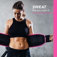 Waist Trimmer Trainer Belt Sport Sweat Workout Slimming Body Shaper Sauna Exercise - Belts, Exercise Equipment