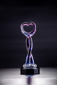 Heart Crystal Art (Blue)