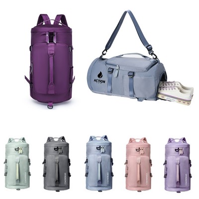 Gym Bag with Shoes Compartment