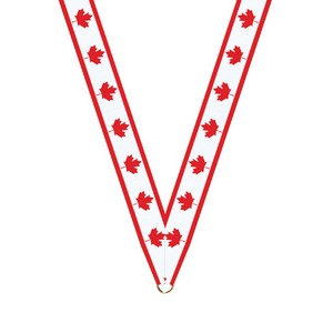 Canadian Maple Leaf Neck Ribbon