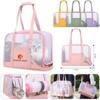 Portable Breathable Pet Bag W/ Safety Buckle - Bags, Purses
