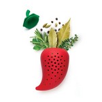 Chili-Shaped Spice Filter Silicone Soup Tool