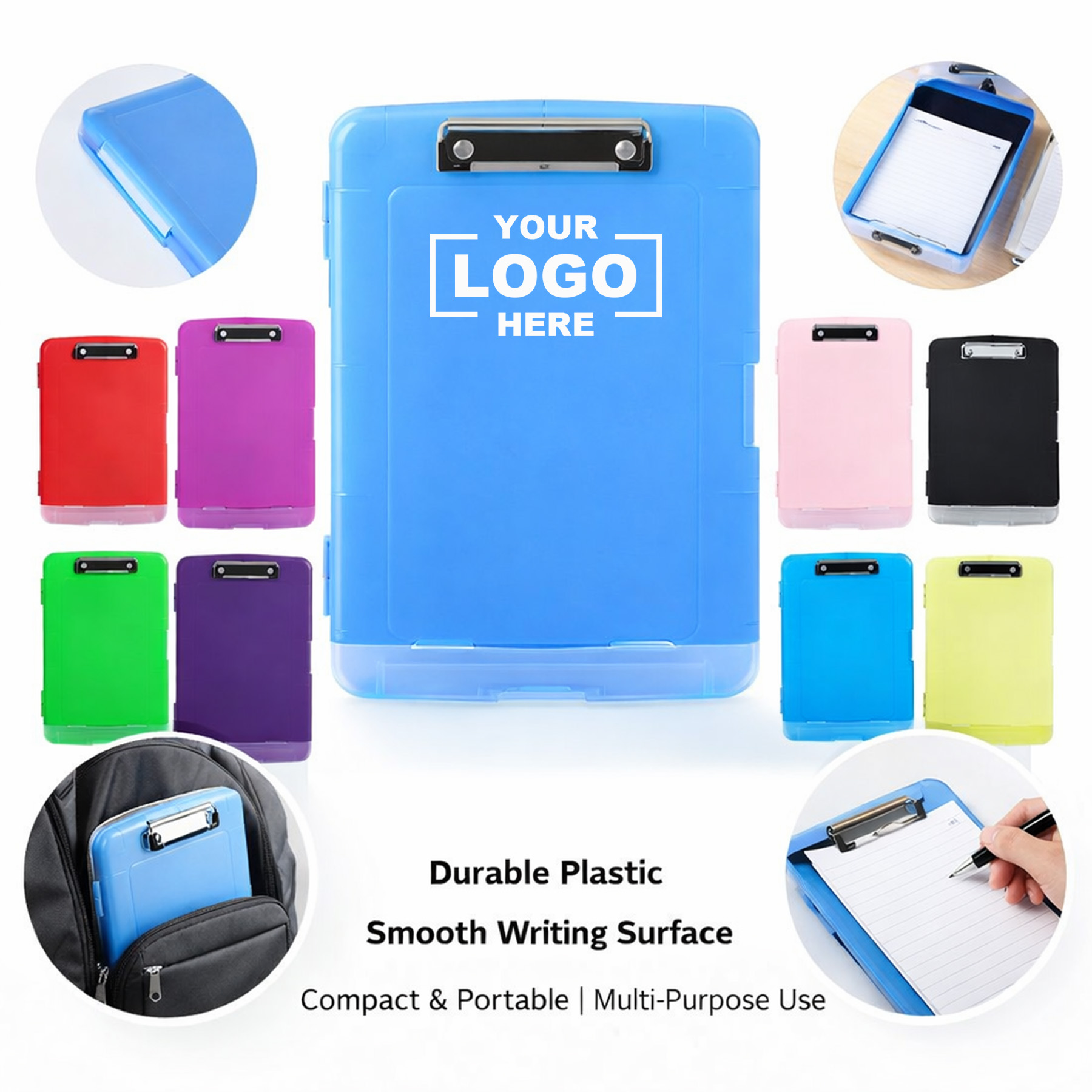 Clipboard Organizer & Strong Metal Clip - Clipboards