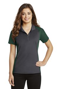Sport-Tek® Women's Colorblock Micropique Sport-Wick® Polo.