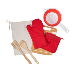 Deluxe Silicone & Bamboo Kitchen Kit