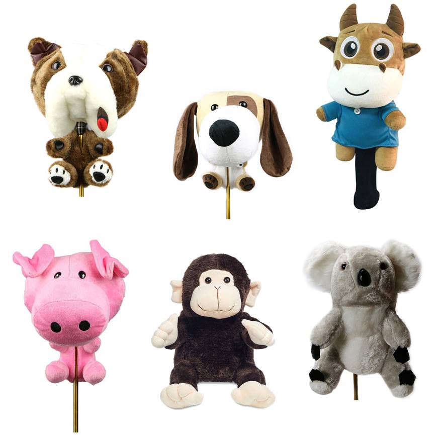 Animal Plush Golf Driver Head Cover - Covers