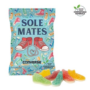 4 oz. ECO-Digibag™, Compostable & Full Color, Sour Gummy Kicks