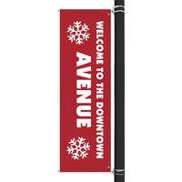 96" x 30" Custom Sunbrella™ Avenue Banner-1 Color Imprint - Banners, Signs