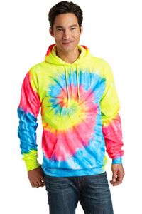 Port & Co™ Tie-Dye Pullover Hooded Sweatshirt.