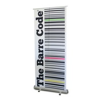 Standard Retractable Banner Stand Kit, Premium Film (33" x 80") - Banners, Displays