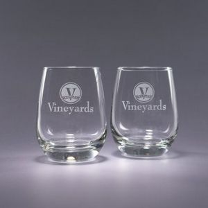 15.5 Tangent Stemless Wine Glasses (Set of 2)