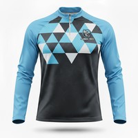 Upf Microfiber Long Sleeve Quarter Zip Sublimated Unisex - Shirts, Uniforms