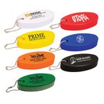 Oval Soft Floater Keychain