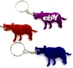 Cow / Bull Shape Bottle Opener w/Key Chain