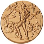 2" Track Male General Stamped Medallion Insert Disc