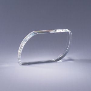 Leaf Crystal Paperweight