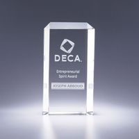 6" Entrepreneur Crystal Award