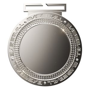 Dual Plated Baseball Medallions 3"
