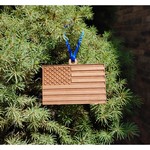 American Flag Hardwood Ornaments - FLG02-09A