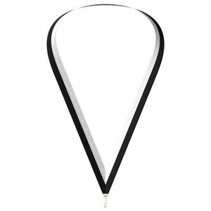 Black & White Neckband (7/8" x 34")