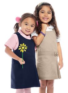 Classroom Uniforms - Girls' Preschool Princess Seam Jumper