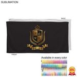 Colored Microfiber DriLite Terry Beach Towel, Sublimated Any PMS Color Edge to Edge 1 Side 30"x60"