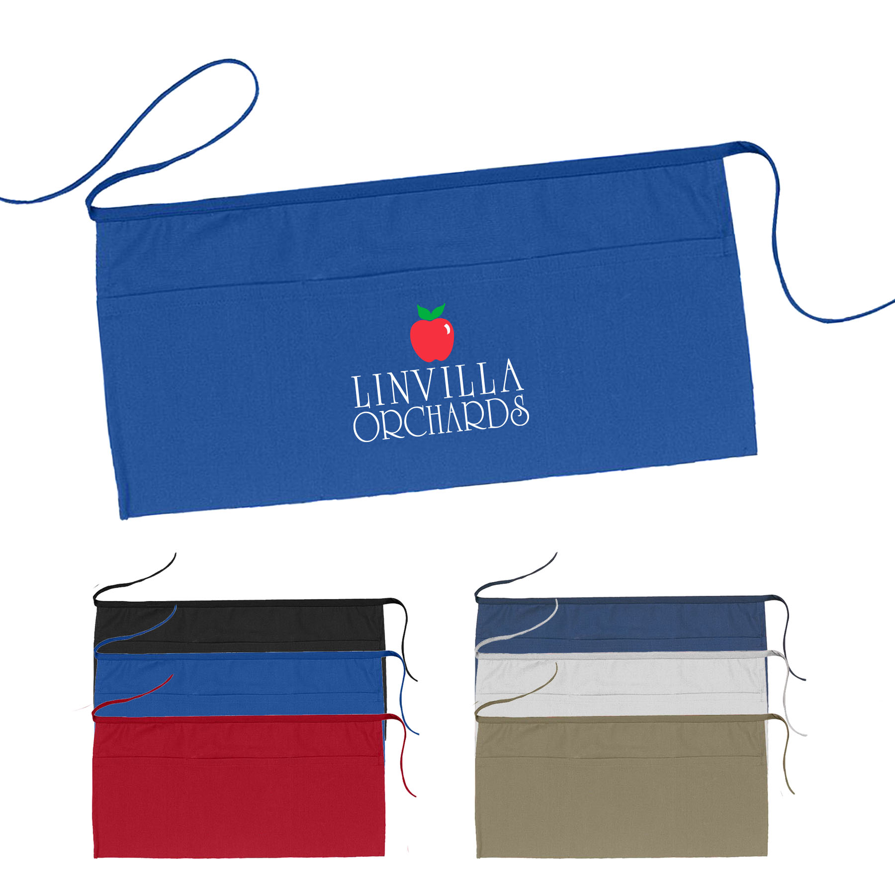 7 Oz. Poly-Cotton Waist Apron - Aprons