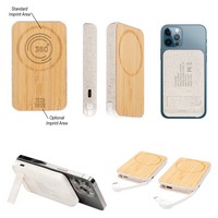 Mag Max Bamboo Wireless Charger Power Bank