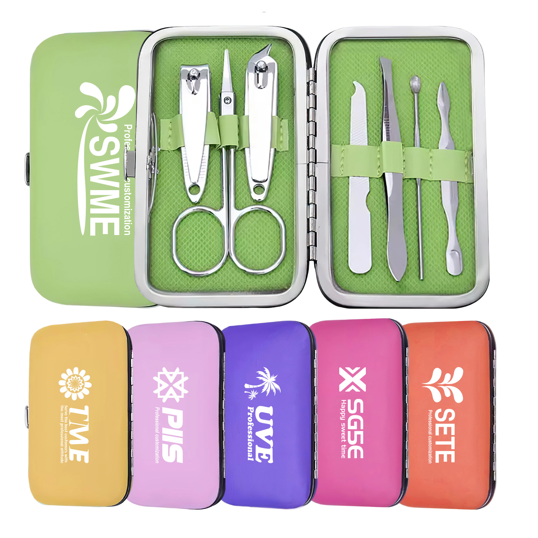 7- Piece Nail Clipper Manicure Set With Case - Manicure Sets, Tools