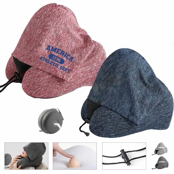 Hooded U-shaped Neck Pillow - Pillows