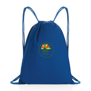 Impact AWARE™ Recycled Cotton Cinchpack 145g - Blue