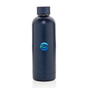 Impact Recycled Stainless Steel Vacuum Bottle - Blue