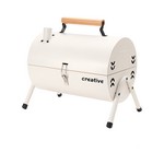 Portable Barrel Charcoal Grill