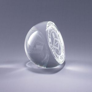 Orbit Crystal Paperweight
